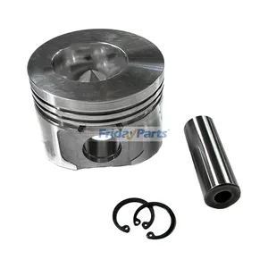 Piston Kit YM119813-22080 for Komatsu Engine 3D82AE Excavator PC15-3 PC20-7 PC25MR-1 PC25R-8 PC27MR-1 PC27R-8 PC28UU-2 PC28UU2E PC30FR-2