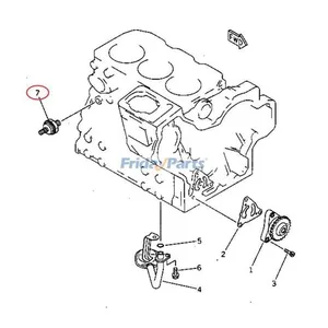 Oil Pressure Switch YM121252-39450 for Yanmar Tractor YM1500 YM1700 YM2000 YM2500 YM2610 YM2620 — 7