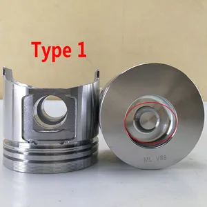 Cylinder Liner Kit Engine Four Matching for Komatsu 4D88E-3 4D88E-5 4D88E-6 4D88E-7 PC40MR-2 PC50MR-2 PC45R-8 SK714-5 SK815-5 WA50-6 — 2
