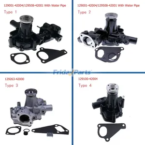 Water Pump 129001-42004 129100-42004… for Yanmar 3TNE88 Komatsu 3D88E-3 3D88E 3D88 Engine — 2