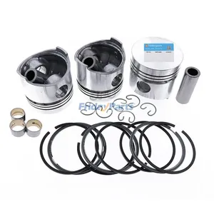 Piston Kit & Ring Set 129002-22090 129002-22510 for Yanmar 3TNE84 3TNE84T Komatsu 3D84E Engine