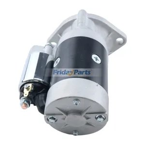 12V Starter Motor YM129136-77011 for Komatsu Engine 3D84E 4D88E Excavator PC35 PC40 PC50 — 4