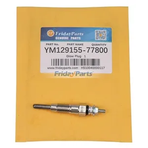 4Pcs Glow Plug YM129155-77800 for Komatsu 4D98E 4D94E 4D92E Engine — 2