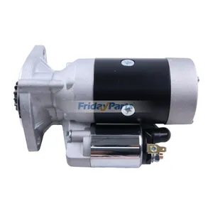12V 15T Starter Motor YM17100877010 for Komatsu Engine 3D78-1 3D84-2 3D84E-3 Excavator PC28UU-1 PC15-2 PC25-1 PC40FR-1 — 4