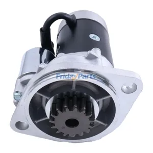 12V 15T Starter Motor YM17100877010 for Komatsu Engine 3D78N-1 3D84-2 3D78AE-3 Wheel Loader WA20-2 — 6