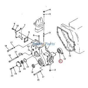 Ball Bearing YM24101-063050 for Komatsu Engine 3D72-1 3D84-1 3D75-1 — 2