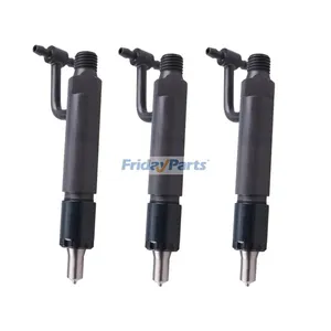3 Pcs Fuel Injector YM729503-53200 for Komatsu Engine S3D84E-3B S3D84E-3A Loader SK815-5 SK820-5 Excavator PC50UU