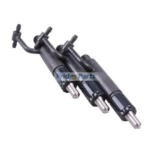 3 Pcs Fuel Injector YM729503-53200 for Komatsu Engine S3D84E-3B S3D84E-3A Loader SK815-5 SK820-5 Excavator PC50UU — 3