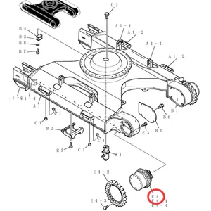Travel Gearbox With Motor YN53D00015F1 for New Holland Excavator E215B — 2